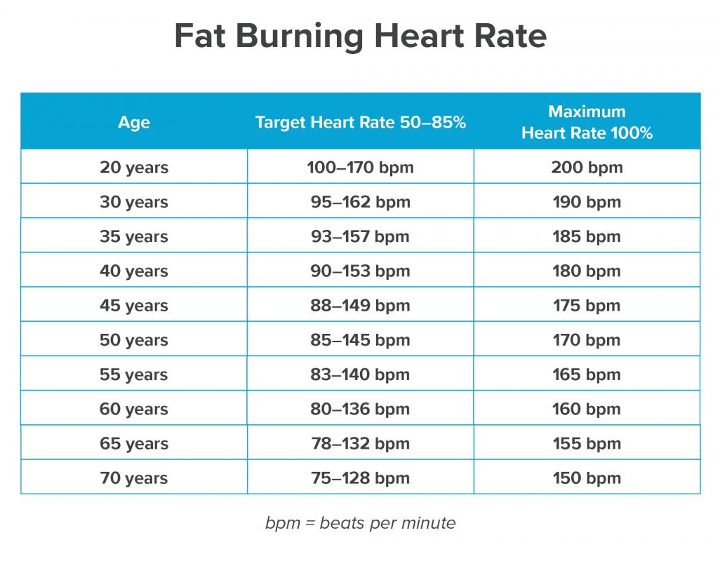 Fat Bearning Chart